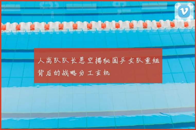 人离队队长悬空揭秘国乒女队重组背后的战略分工玄机